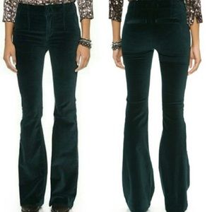 FREE PEOPLE NWT velvet flare pants